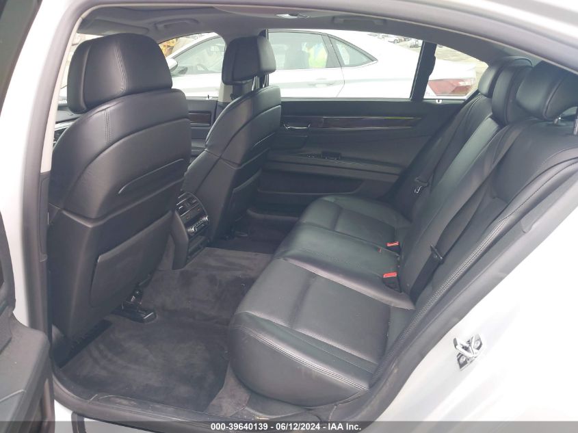 2009 BMW 750Li VIN: WBAKB83529CY59575 Lot: 39640139