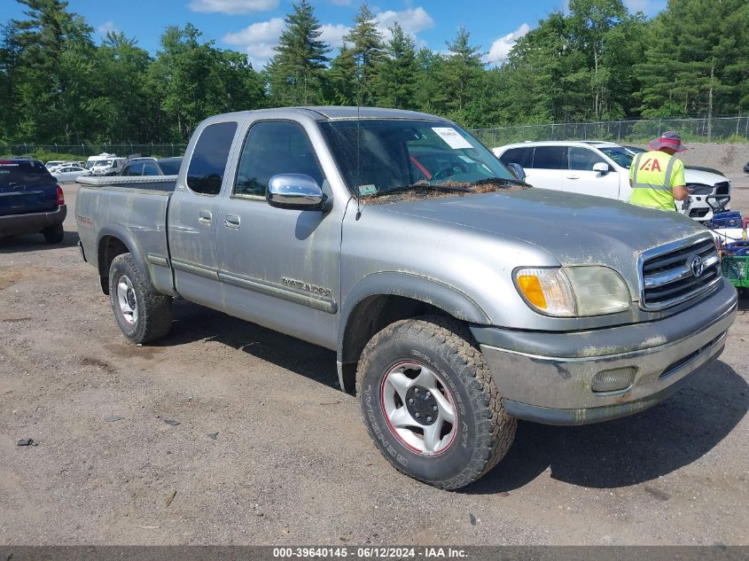 2002 Toyota Tundra Sr5 V8 VIN: 5TBBT44152S320160 Lot: 39640145