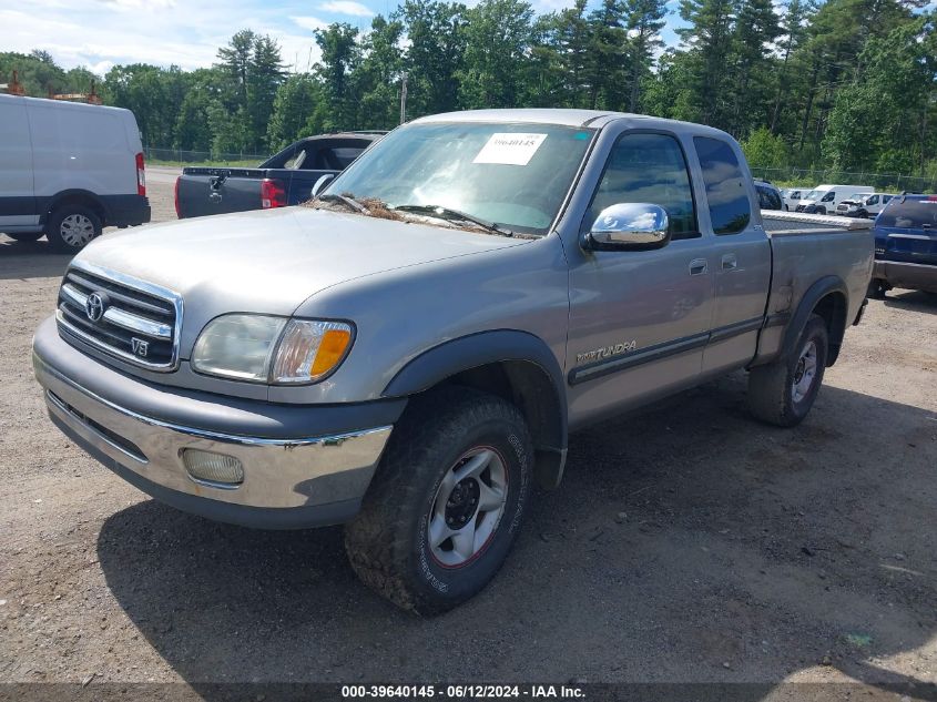 2002 Toyota Tundra Sr5 V8 VIN: 5TBBT44152S320160 Lot: 39640145