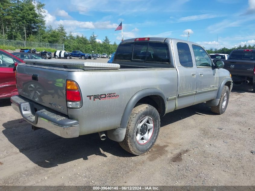 2002 Toyota Tundra Sr5 V8 VIN: 5TBBT44152S320160 Lot: 39640145