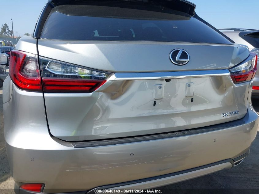 2021 Lexus Rx 350 VIN: 2T2HZMAAXMC217361 Lot: 39640149