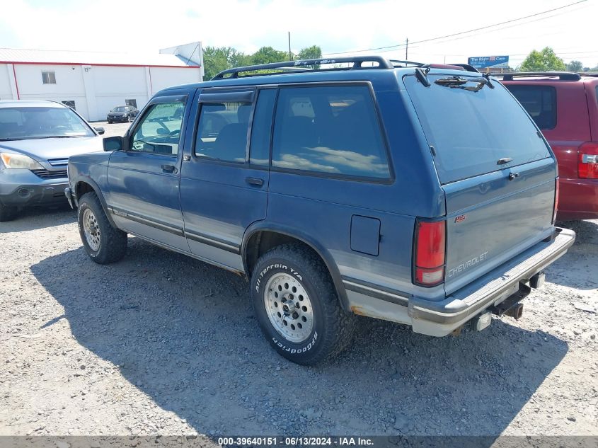 1994 Chevrolet Blazer S10 VIN: 1GNDT13W7R2159153 Lot: 39640151