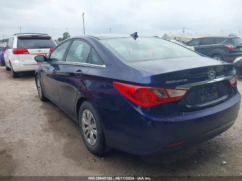 2012 Hyundai Sonata Gls VIN: 5NPEB4AC1CH376942 Lot: 39640185