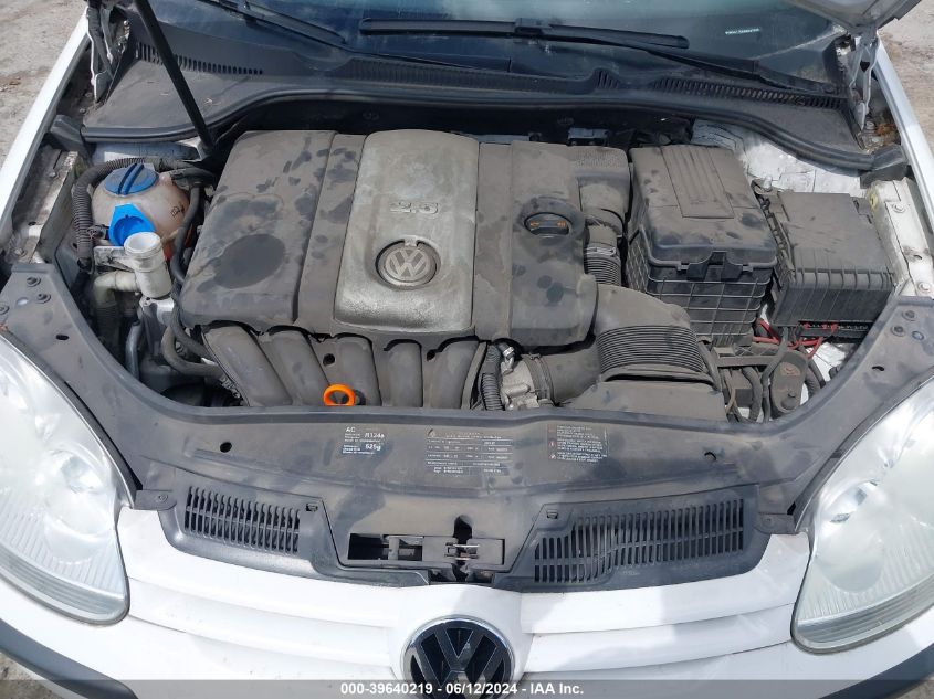 2009 Volkswagen Rabbit S VIN: WVWAA71KX9W027906 Lot: 39640219