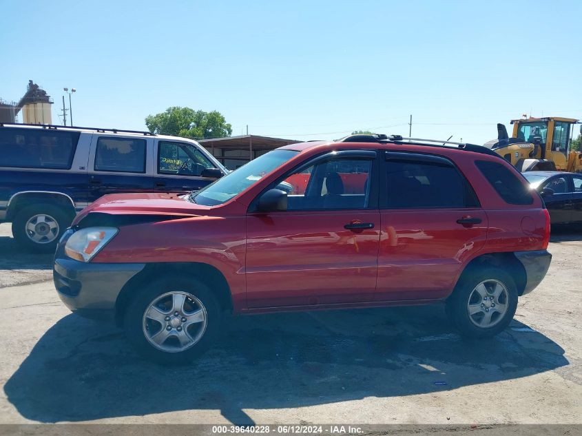 2008 Kia Sportage Lx VIN: KNDJF724587492989 Lot: 39640228