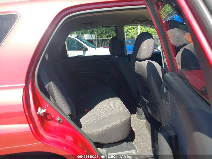 2008 Kia Sportage Lx VIN: KNDJF724587492989 Lot: 39640228