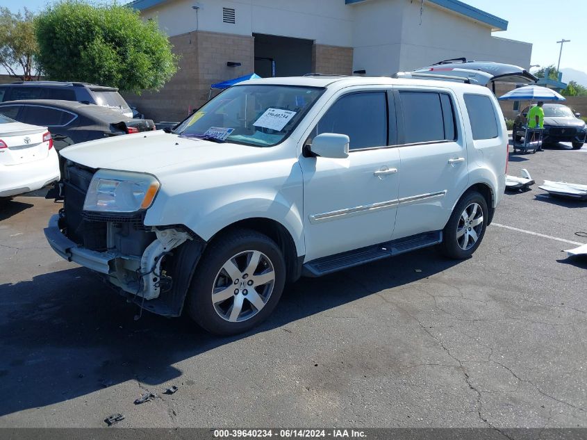 2013 Honda Pilot Touring VIN: 5FNYF3H9XDB007177 Lot: 39640234