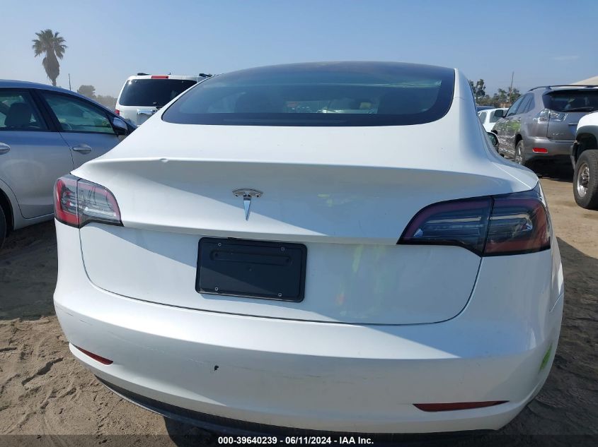 2023 Tesla Model 3 Rear-Wheel Drive VIN: 5YJ3E1EA2PF424801 Lot: 39640239