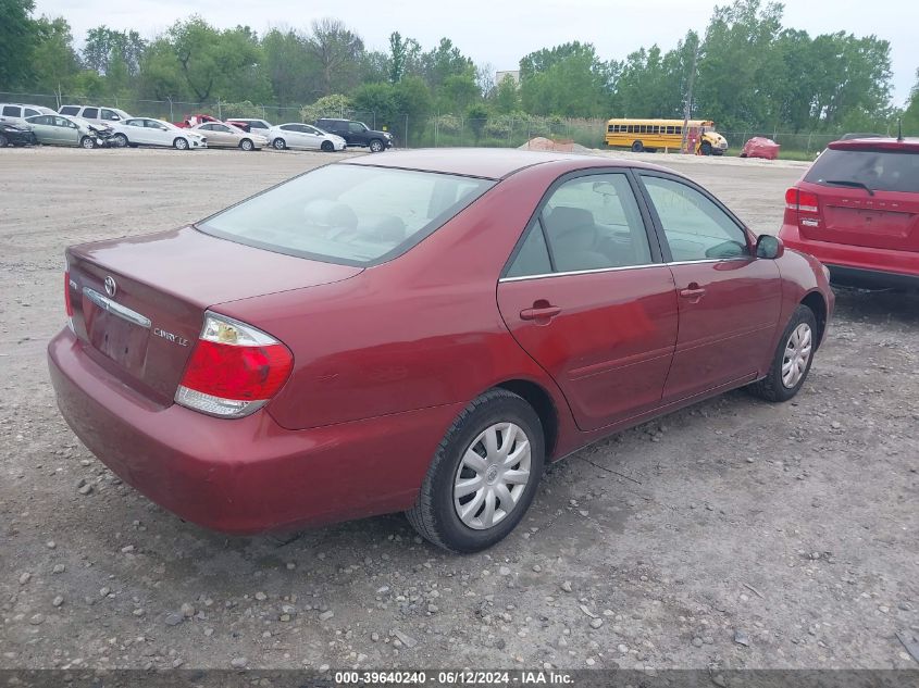 2005 Toyota Camry Le VIN: 4T1BE32K75U089524 Lot: 39640240