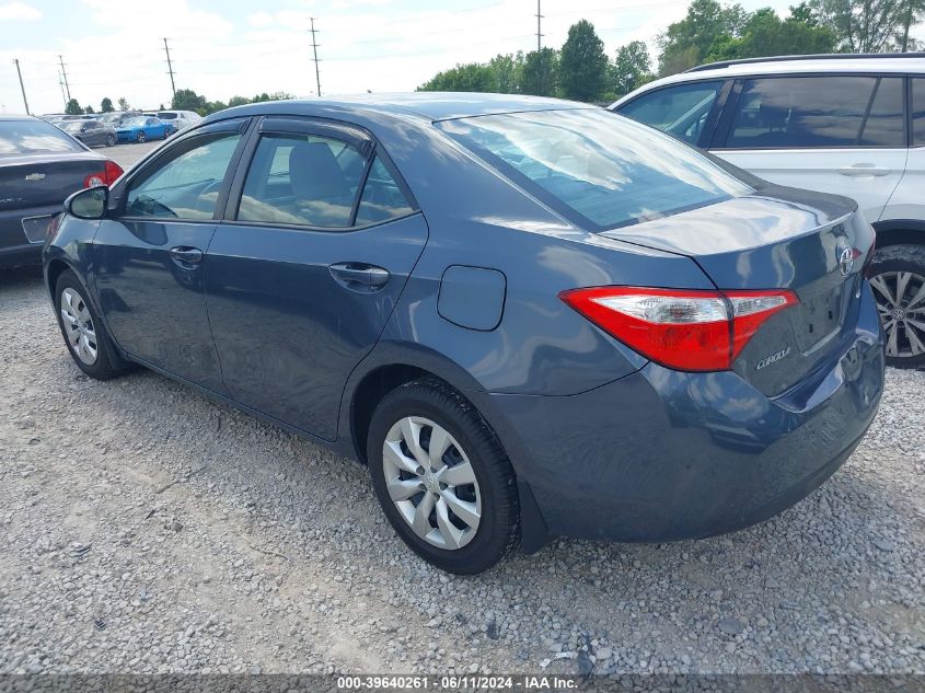 2014 Toyota Corolla Le VIN: 5YFBURHE9EP117672 Lot: 39640261