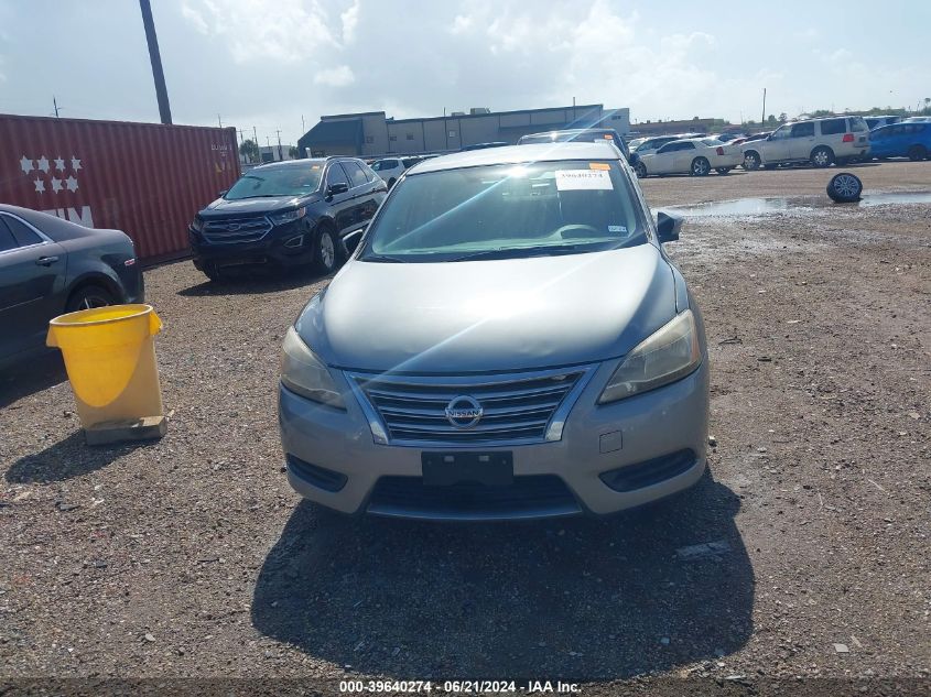 2013 Nissan Sentra S VIN: 3N1AB7AP6DL792976 Lot: 39640274