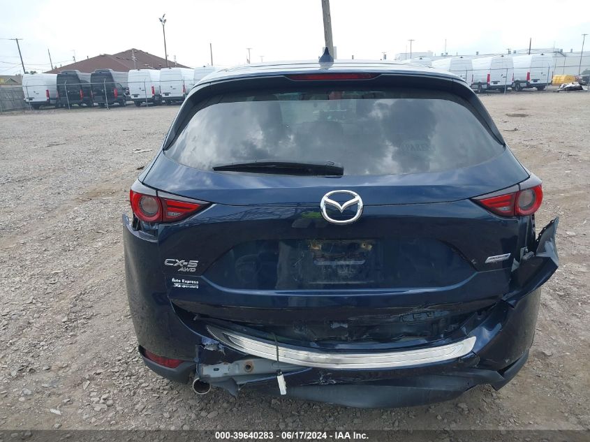 2019 Mazda Cx-5 Grand Touring VIN: JM3KFBDMXK0689345 Lot: 39640283