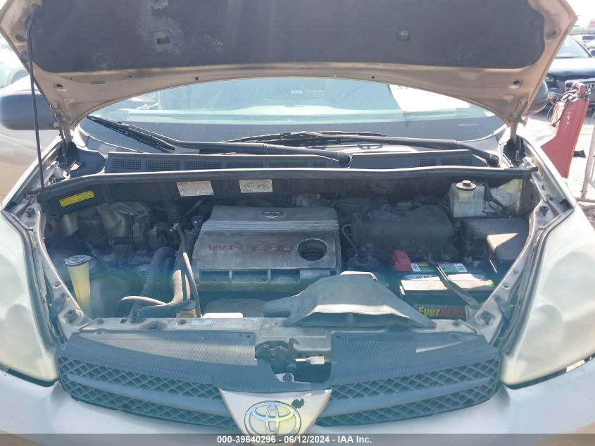 2005 Toyota Sienna Le VIN: 5TDZA23CX5S365375 Lot: 39640296