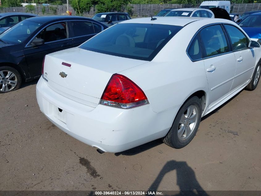 2013 Chevrolet Impala Ls VIN: 2G1WA5E30D1115840 Lot: 39640324