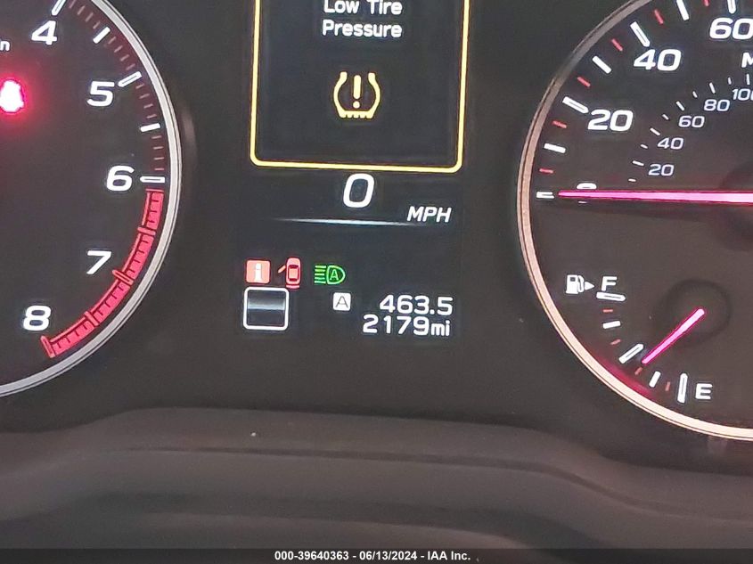 2023 Subaru Wrx Premium VIN: JF1VBAF68P9823580 Lot: 39640363