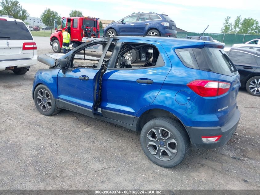 2019 Ford Ecosport S VIN: MAJ6S3FL3KC290703 Lot: 39640374