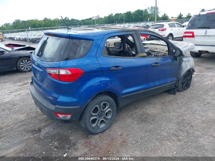 2019 Ford Ecosport S VIN: MAJ6S3FL3KC290703 Lot: 39640374