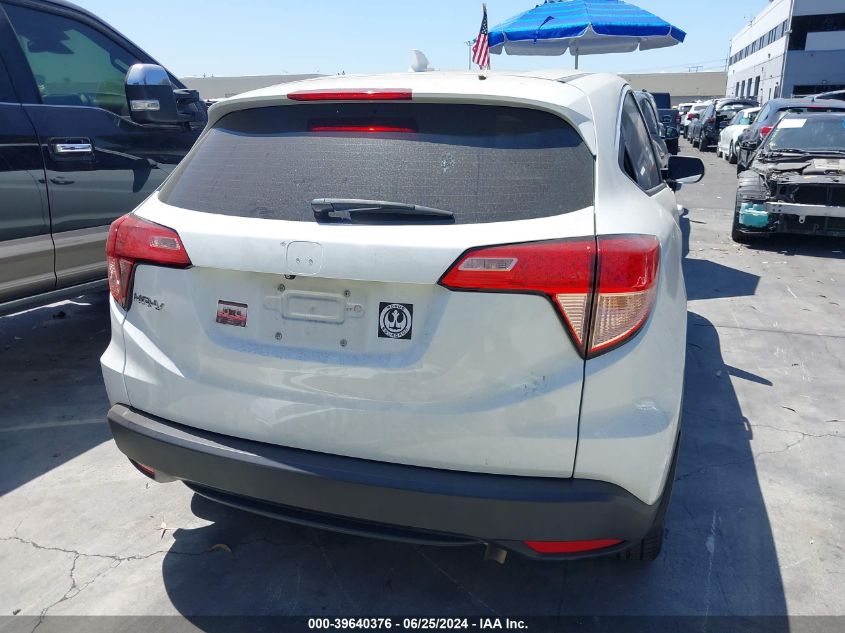 2016 Honda Hr-V Lx VIN: 3CZRU5H39GM700317 Lot: 39640376