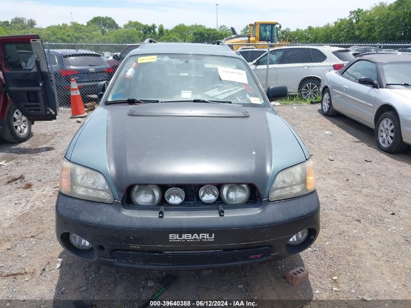 2000 Subaru Outback VIN: 4S3BH675XY6664644 Lot: 39640388
