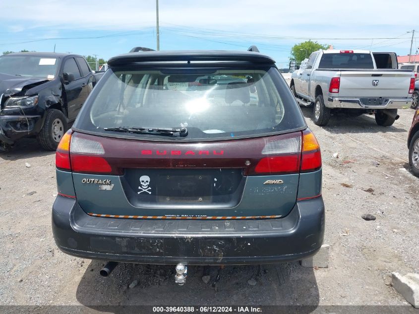 2000 Subaru Outback VIN: 4S3BH675XY6664644 Lot: 39640388