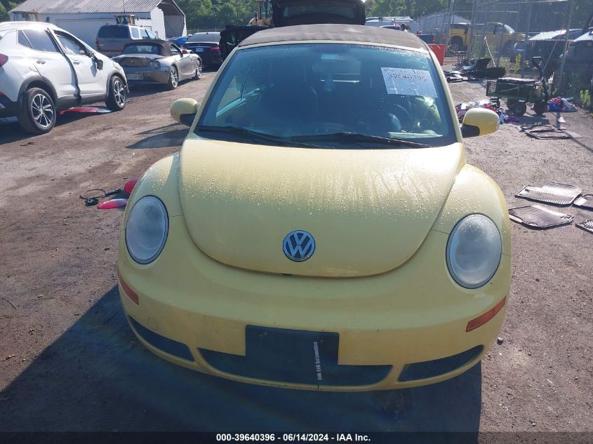 2007 Volkswagen New Beetle 2.5 VIN: 3VWRG31Y57M406496 Lot: 39640396