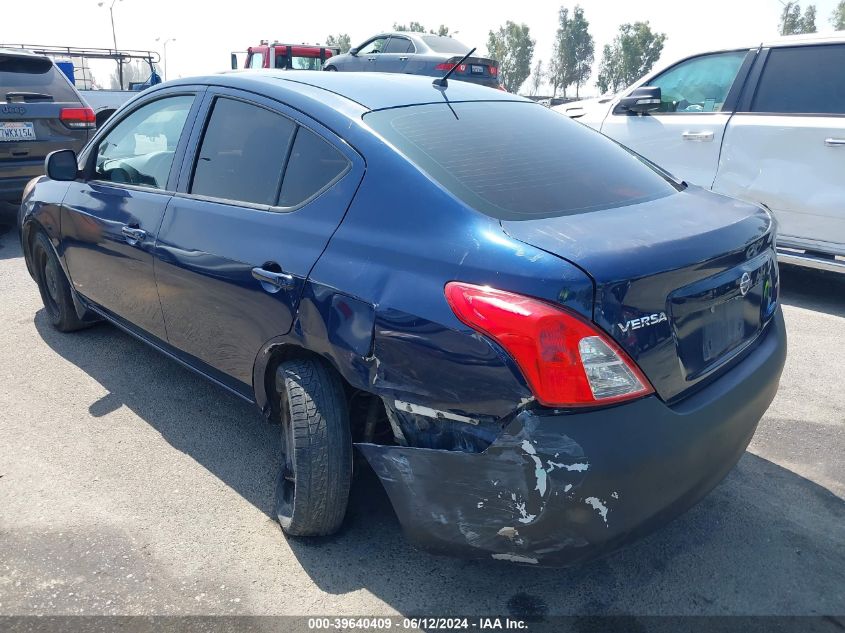 2013 Nissan Versa 1.6 S VIN: 3N1CN7AP4DL837509 Lot: 39640409