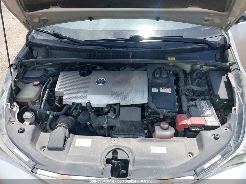 2016 Toyota Prius Two VIN: JTDKBRFU7G3011233 Lot: 39640414