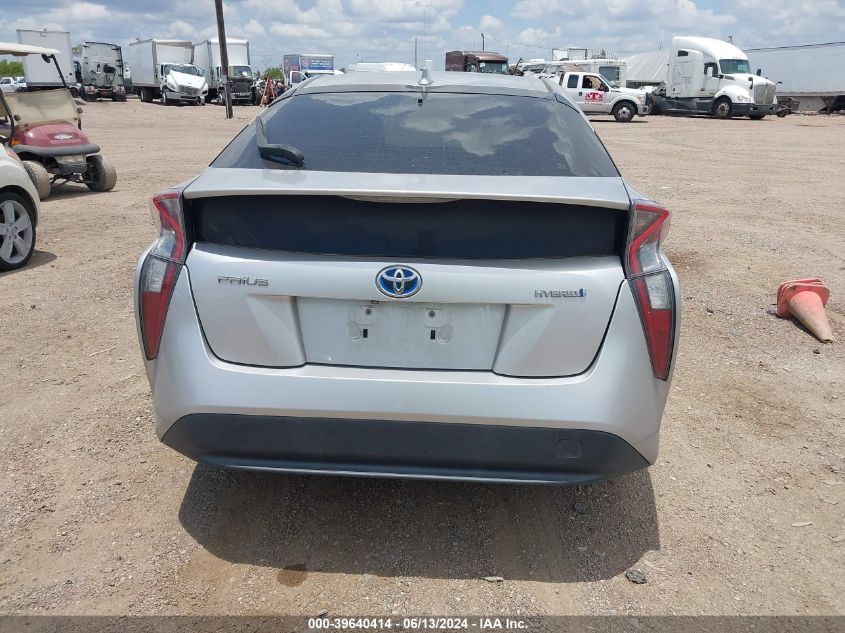 2016 Toyota Prius Two VIN: JTDKBRFU7G3011233 Lot: 39640414