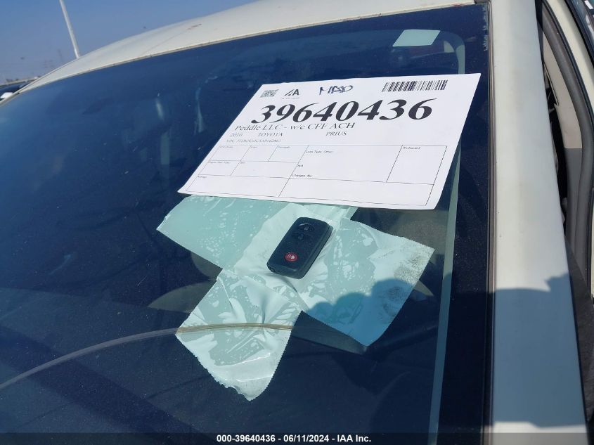 2010 Toyota Prius Ii VIN: JTDKN3DU5A0162863 Lot: 39640436