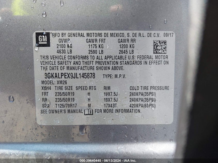 2018 GMC TERRAIN SLT - 3GKALPEX9JL145878