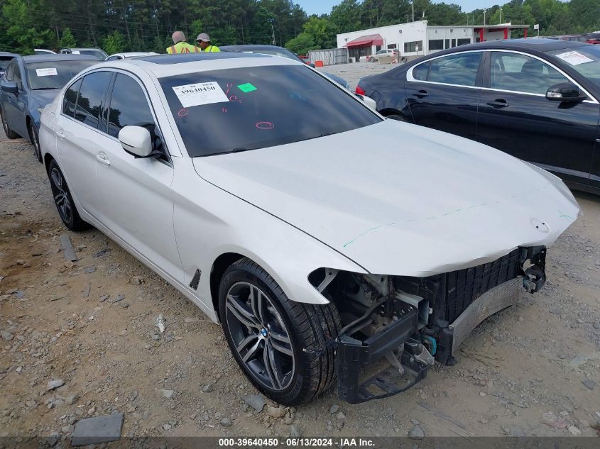 2021 BMW 530I VIN: WBA53BH04MWX17434 Lot: 39640450