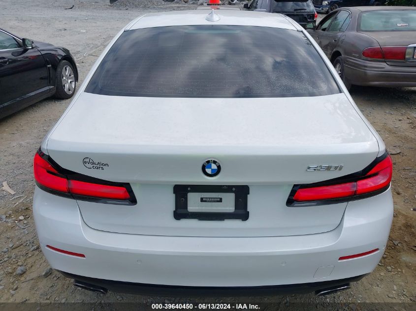 2021 BMW 530I VIN: WBA53BH04MWX17434 Lot: 39640450