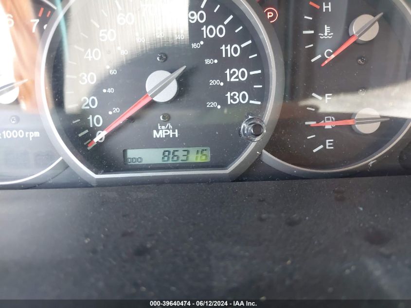 2005 Kia Sedona Ex/Lx VIN: KNDUP132556742530 Lot: 39640474