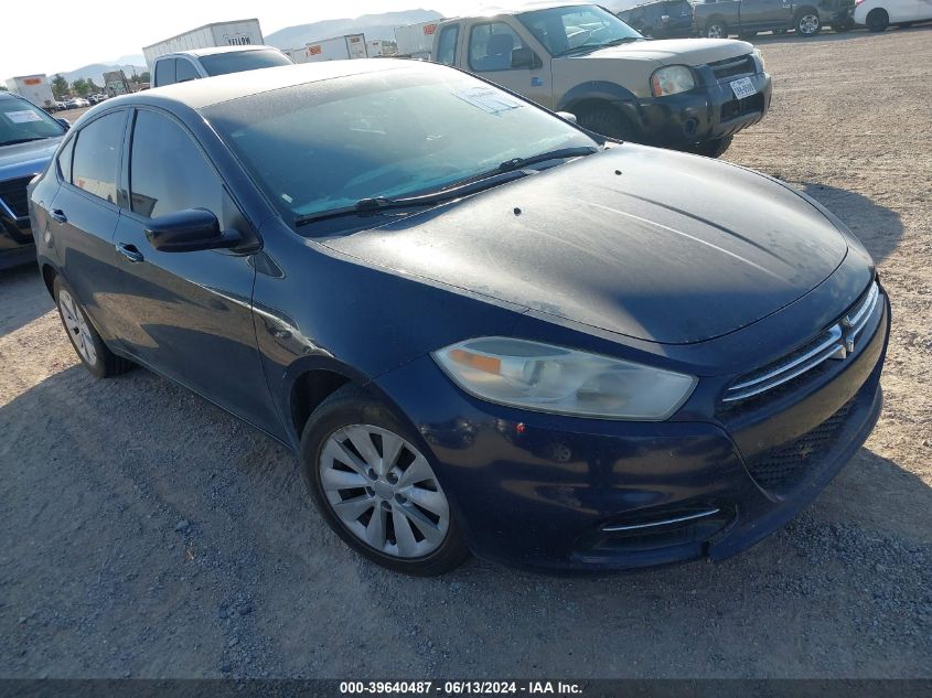 2014 Dodge Dart Aero VIN: 1C3CDFDH7ED791507 Lot: 39640487