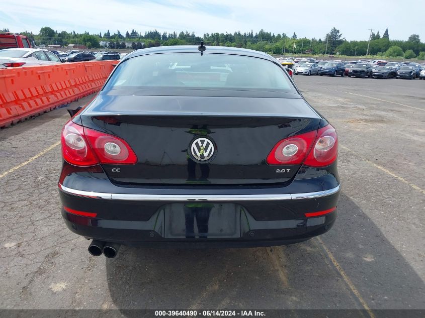 2010 Volkswagen Cc Luxury VIN: WVWHP7AN4AE561677 Lot: 39640490