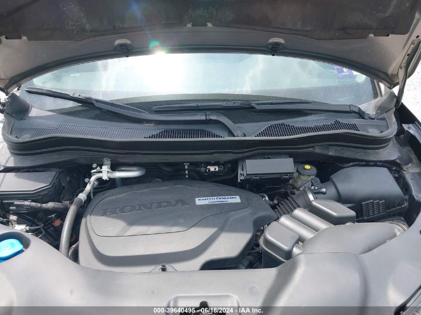 2017 Honda Pilot Ex-L VIN: 5FNYF6H56HB034509 Lot: 39640495