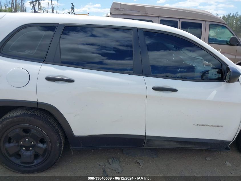 2018 Jeep Cherokee Sport VIN: 1C4PJLAB5JD552665 Lot: 39640539