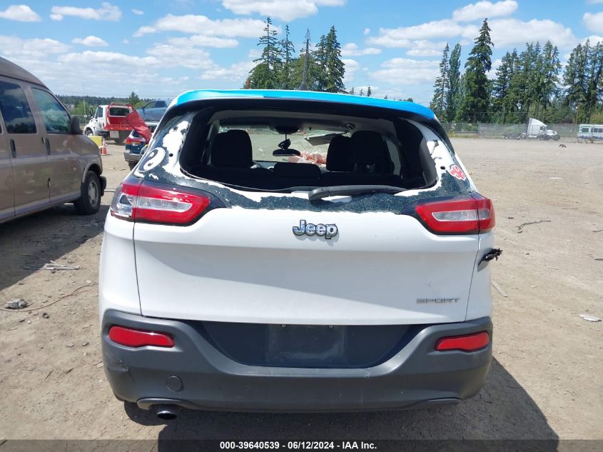 2018 Jeep Cherokee Sport VIN: 1C4PJLAB5JD552665 Lot: 39640539