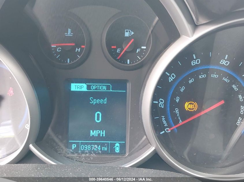 2014 Chevrolet Cruze 1Lt Auto VIN: 1G1PC5SB8E7124509 Lot: 39640546