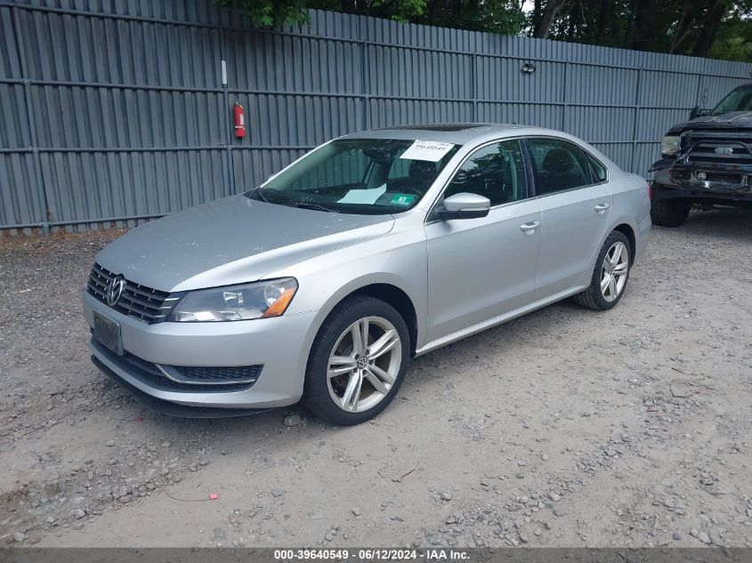 2014 Volkswagen Passat 2.0L Tdi Se VIN: 1VWBN7A30EC027018 Lot: 39640549