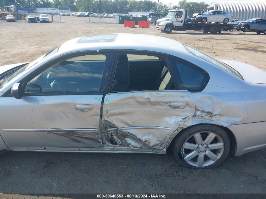 2006 Subaru Legacy 2.5I VIN: 4S3BL626267217344 Lot: 39640553