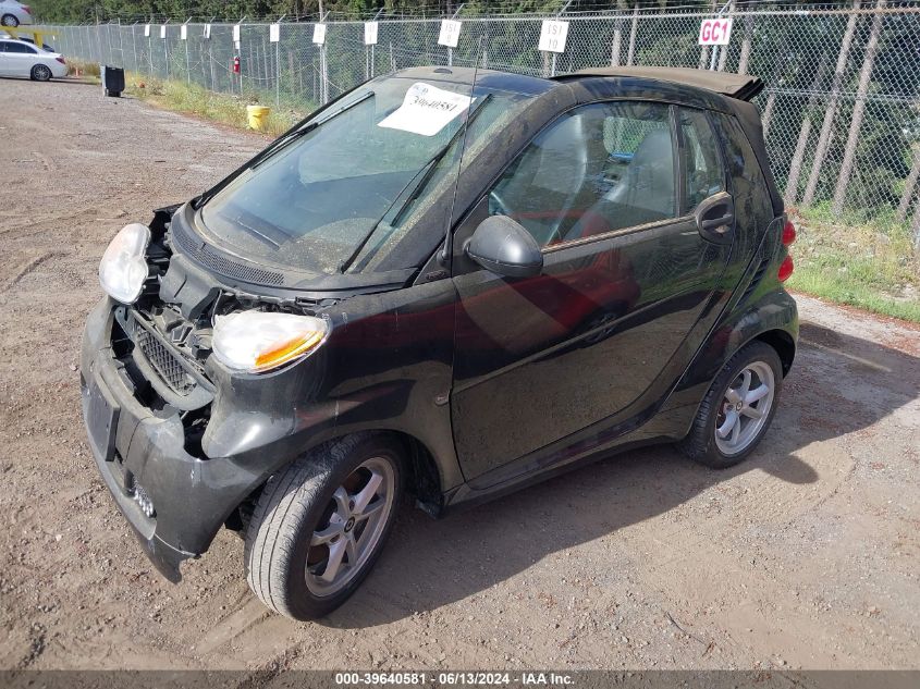 2012 Smart Fortwo Passion VIN: WMEEK3BA6CK553625 Lot: 39640581