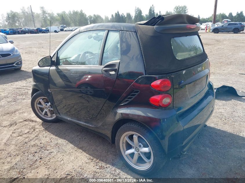 2012 Smart Fortwo Passion VIN: WMEEK3BA6CK553625 Lot: 39640581