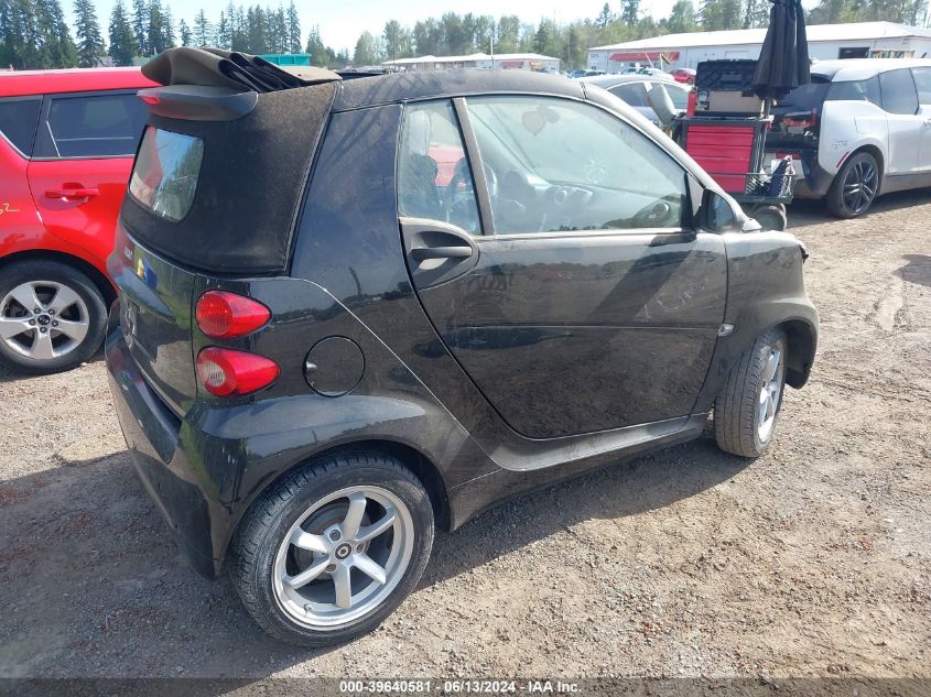 2012 Smart Fortwo Passion VIN: WMEEK3BA6CK553625 Lot: 39640581