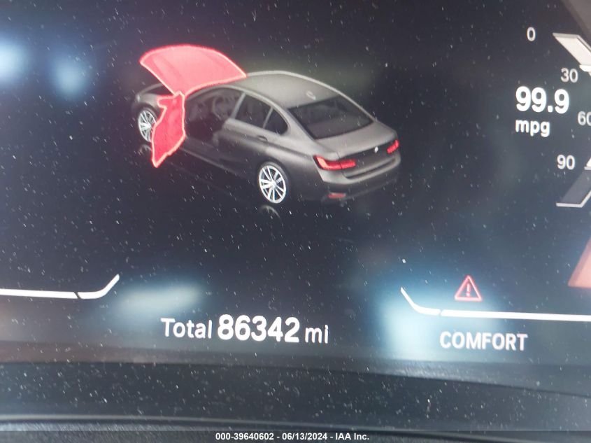 2020 BMW 330I xDrive VIN: WBA5R7C03LFH39588 Lot: 39640602