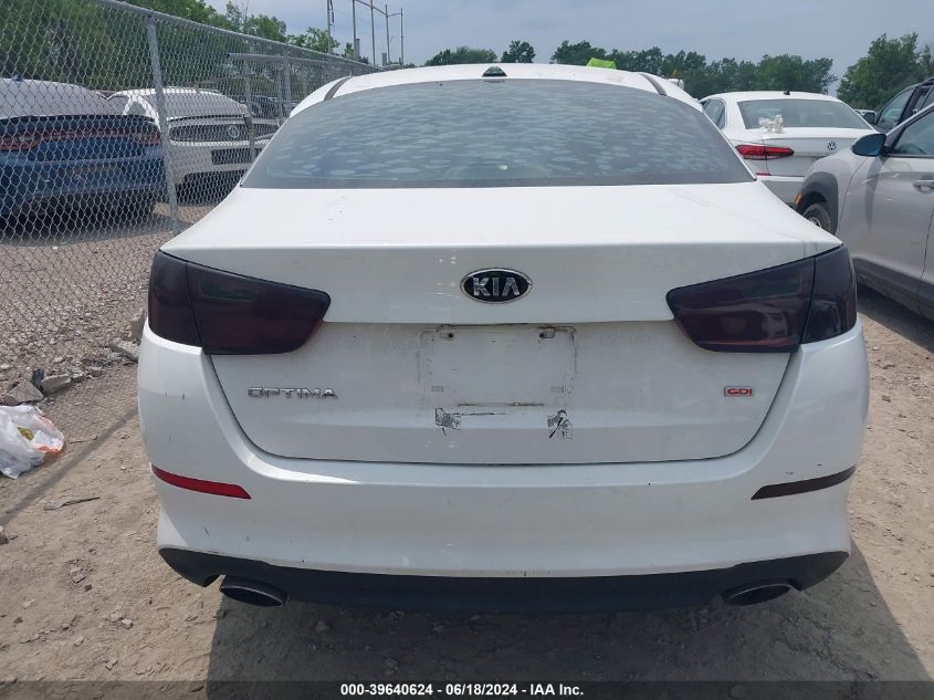 2015 Kia Optima Lx VIN: 5XXGM4A73FG438220 Lot: 39640624