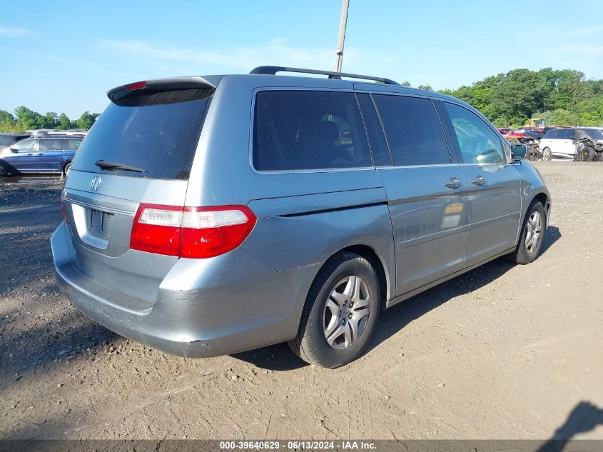 2006 Honda Odyssey Ex VIN: 5FNRL38476D086585 Lot: 39640629