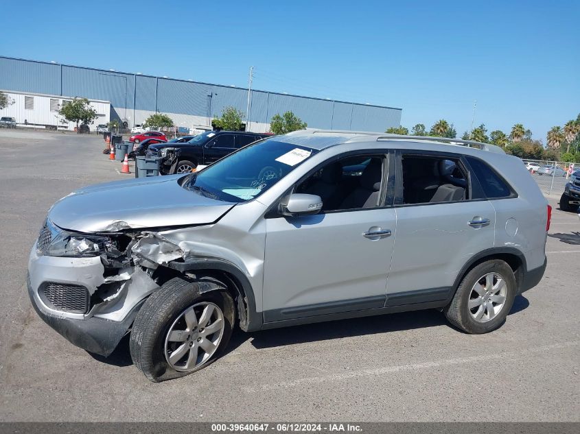 2012 Kia Sorento Lx V6 VIN: 5XYKT4A29CG297503 Lot: 39640647