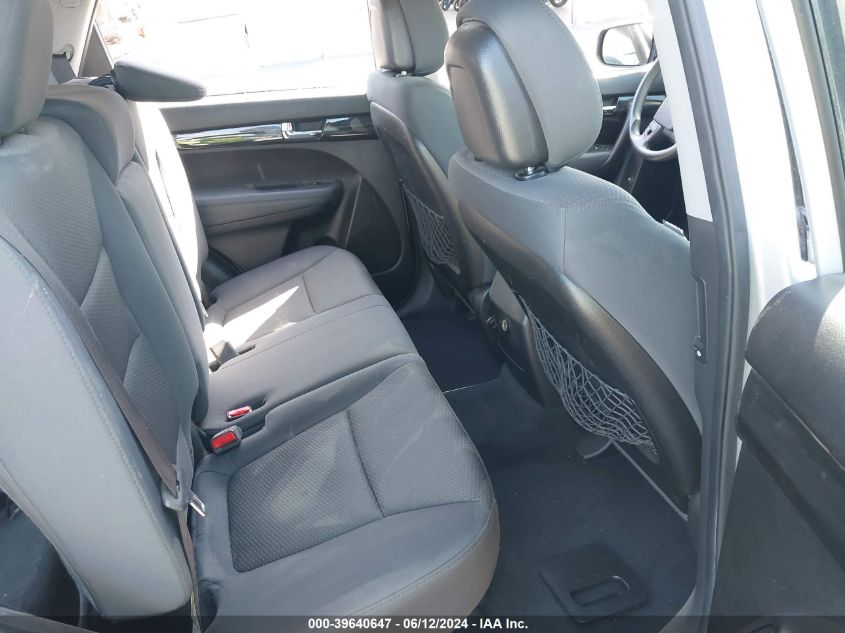2012 Kia Sorento Lx V6 VIN: 5XYKT4A29CG297503 Lot: 39640647