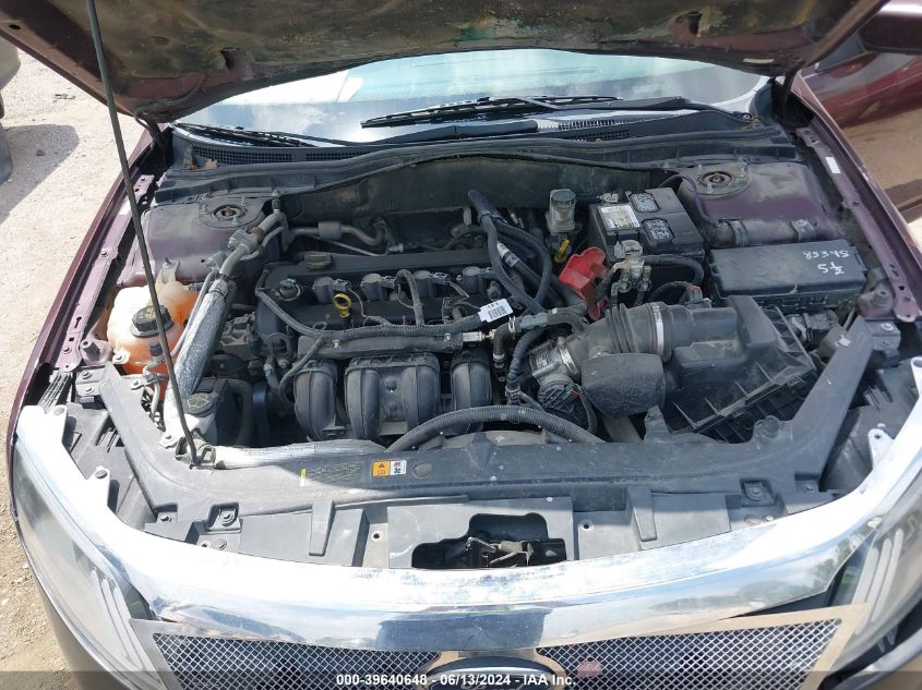 2012 Ford Fusion Sel VIN: 3FAHP0JA9CR419934 Lot: 39640648